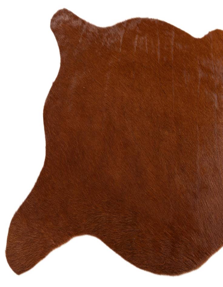 Detail image of  2' 2 x 2' 11 Cowhide Leather Rug