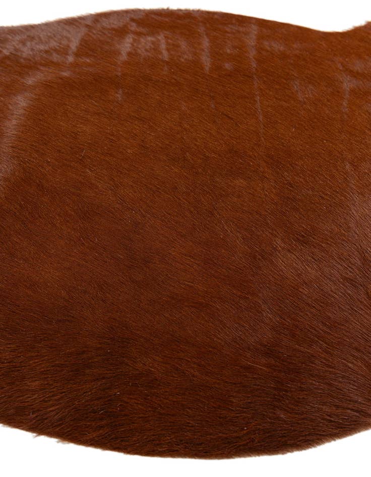 Detail image of  2' 2 x 2' 11 Cowhide Leather Rug