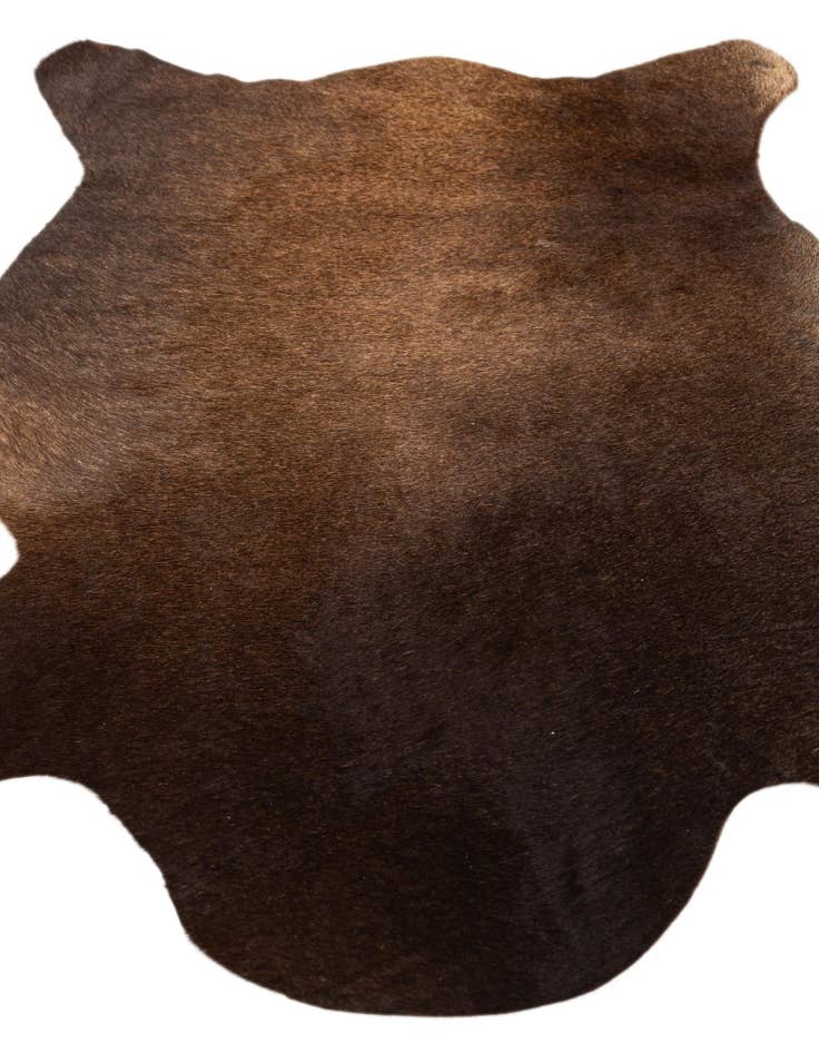 Detail image of  2' 2 x 2' 11 Cowhide Leather Rug
