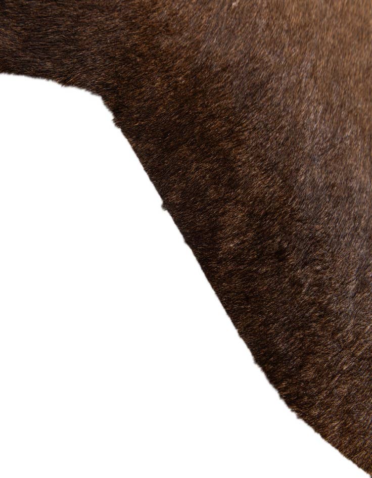 Detail image of  2' 2 x 2' 11 Cowhide Leather Rug