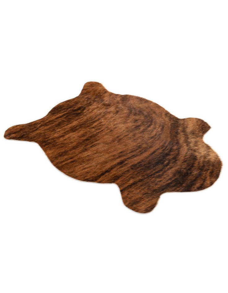 Detail image of  2' 2 x 2' 11 Cowhide Leather Rug