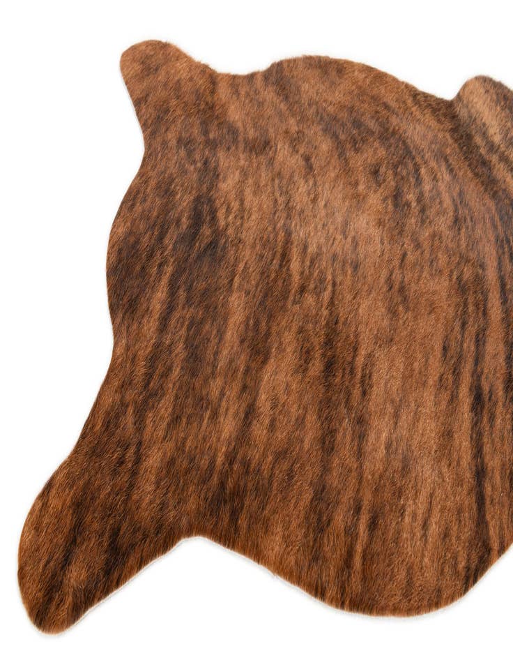 Detail image of  2' 2 x 2' 11 Cowhide Leather Rug