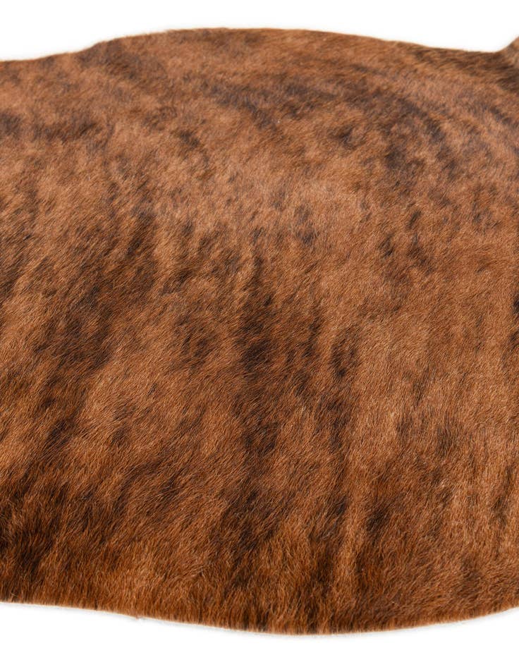 Detail image of  2' 2 x 2' 11 Cowhide Leather Rug