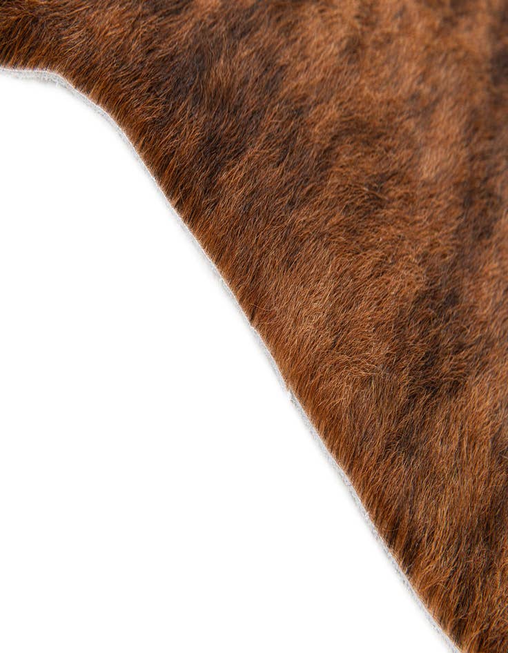 Detail image of  2' 2 x 2' 11 Cowhide Leather Rug