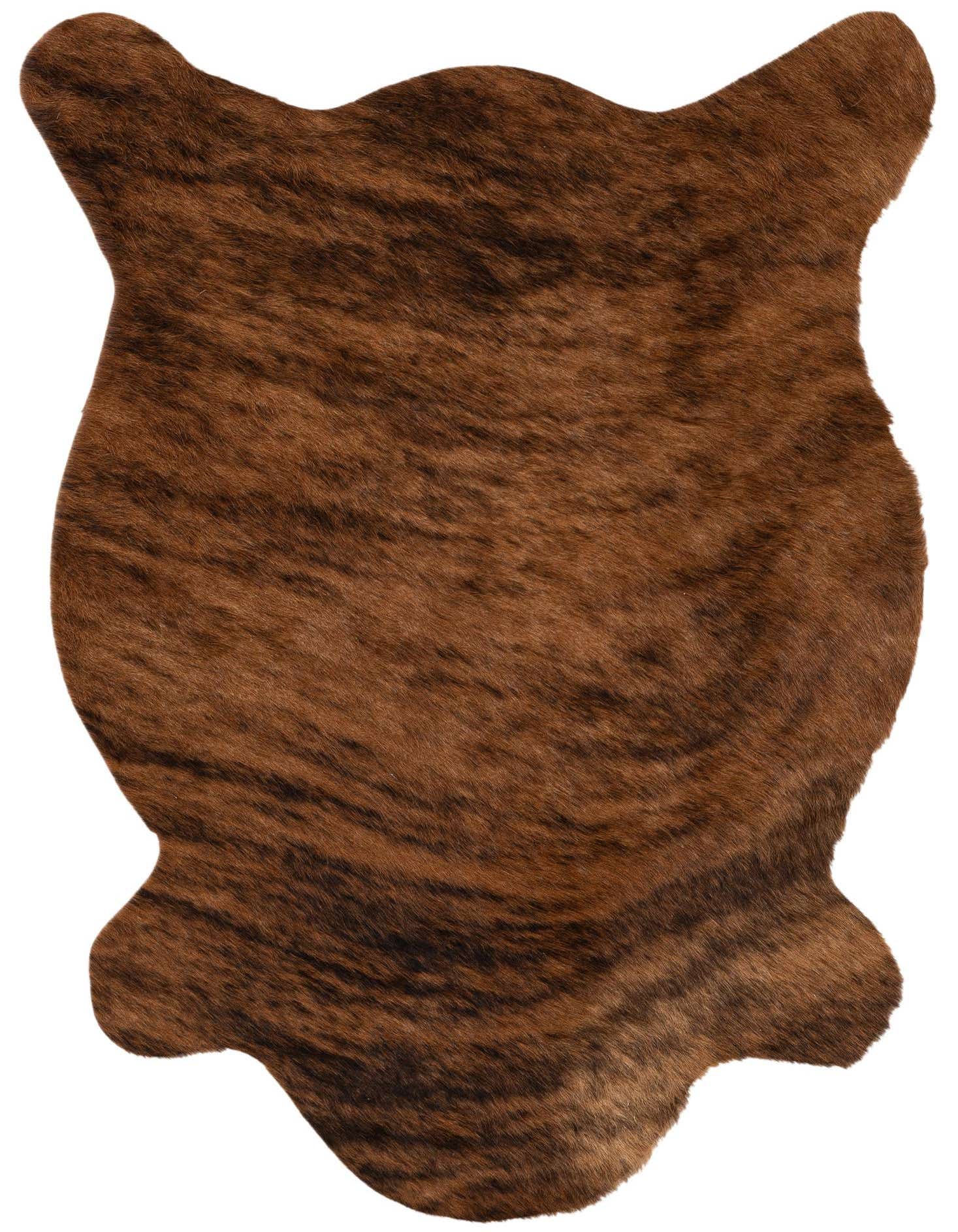 Primary image  2' 2 x 2' 11 Cowhide Leather Rug