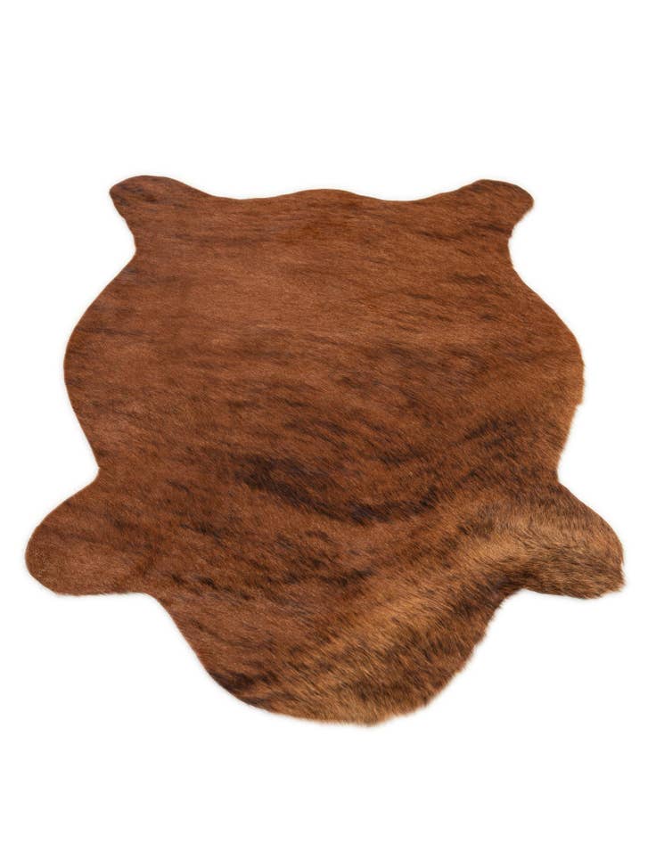 Detail image of  2' 2 x 2' 11 Cowhide Leather Rug