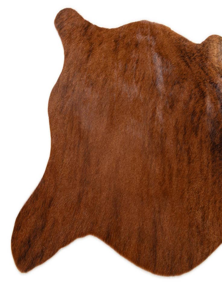 Detail image of  2' 2 x 2' 11 Cowhide Leather Rug