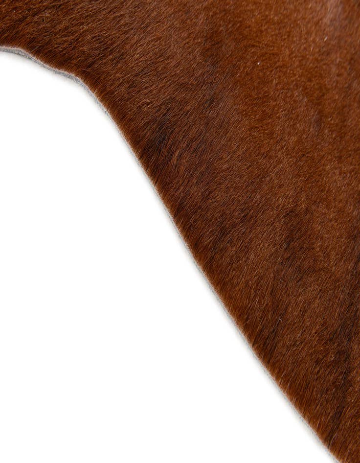 Detail image of  2' 2 x 2' 11 Cowhide Leather Rug