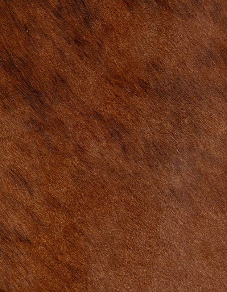 Detail image of  2' 2 x 2' 11 Cowhide Leather Rug