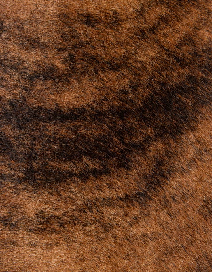 Detail image of  2' 2 x 2' 11 Cowhide Leather Rug