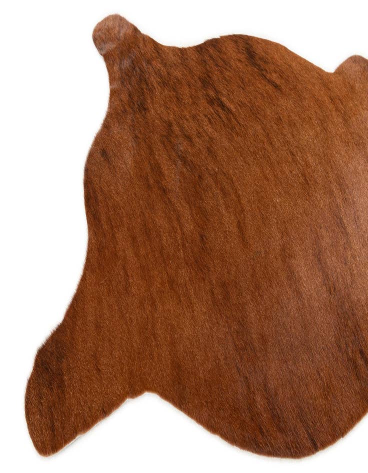 Detail image of  2' 2 x 2' 11 Cowhide Leather Rug