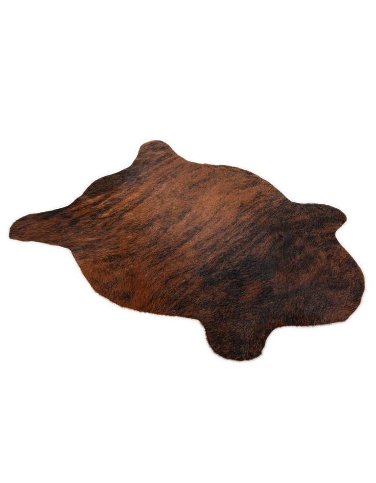 Detail image of  2' 2 x 2' 11 Cowhide Leather Rug