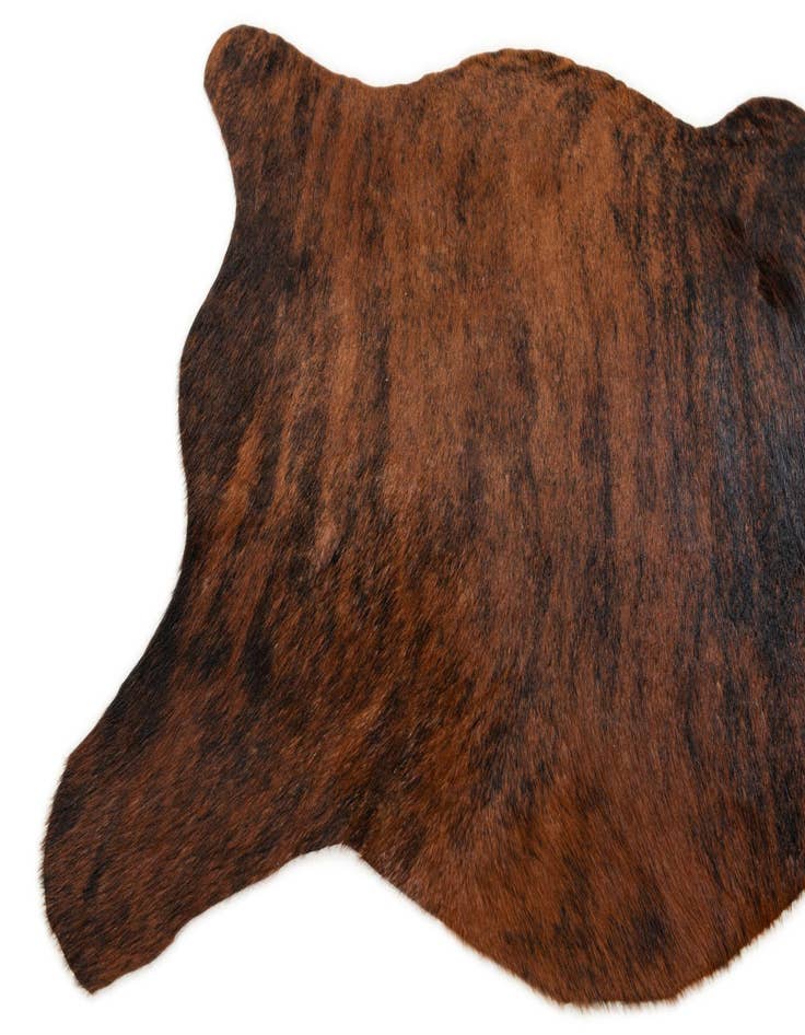 Detail image of  2' 2 x 2' 11 Cowhide Leather Rug