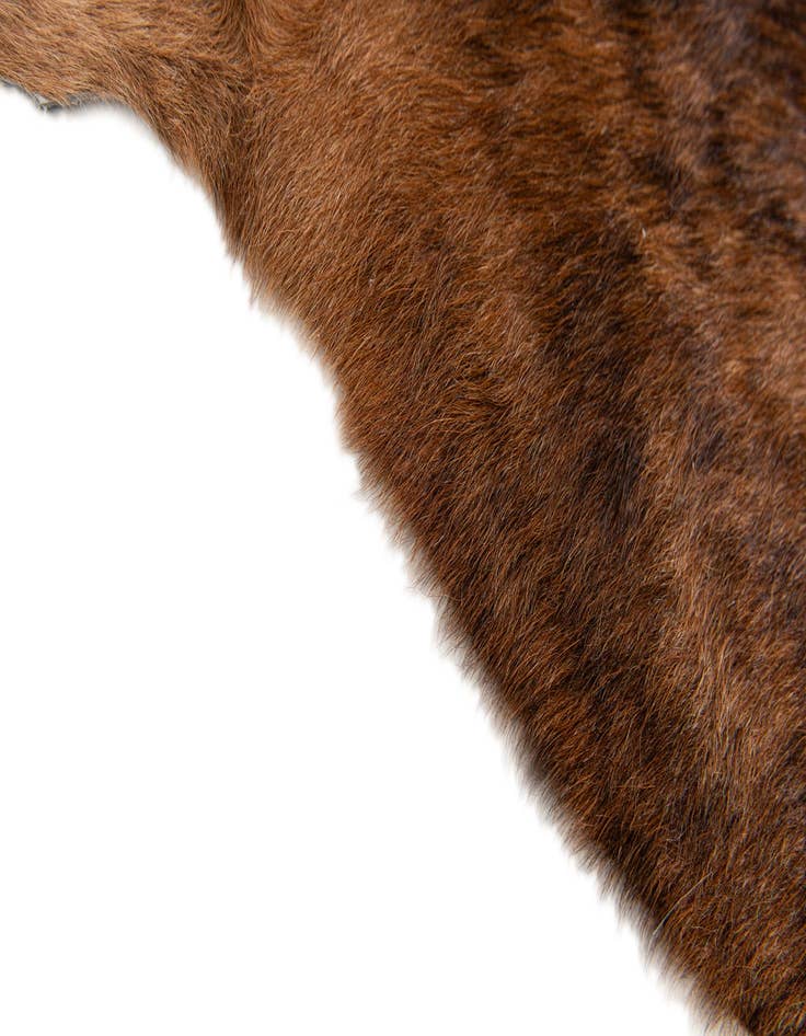 Detail image of  2' 2 x 2' 11 Cowhide Leather Rug