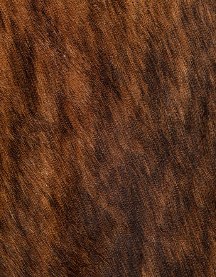 Detail image of  2' 2 x 2' 11 Cowhide Leather Rug