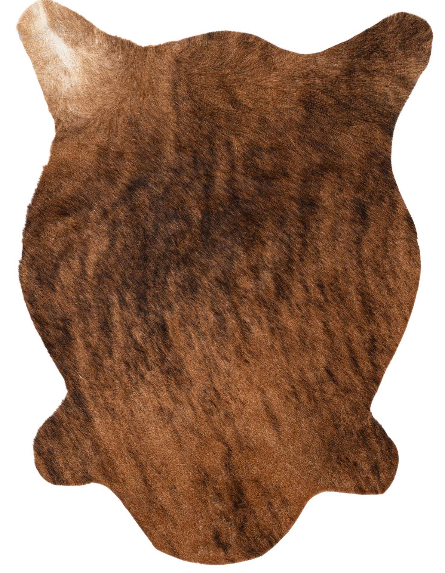 Primary image  2' 2 x 2' 11 Cowhide Leather Rug