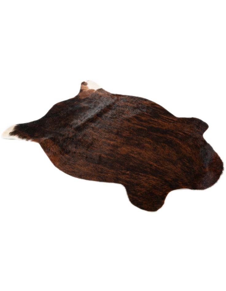 Detail image of  2' 2 x 2' 11 Cowhide Leather Rug