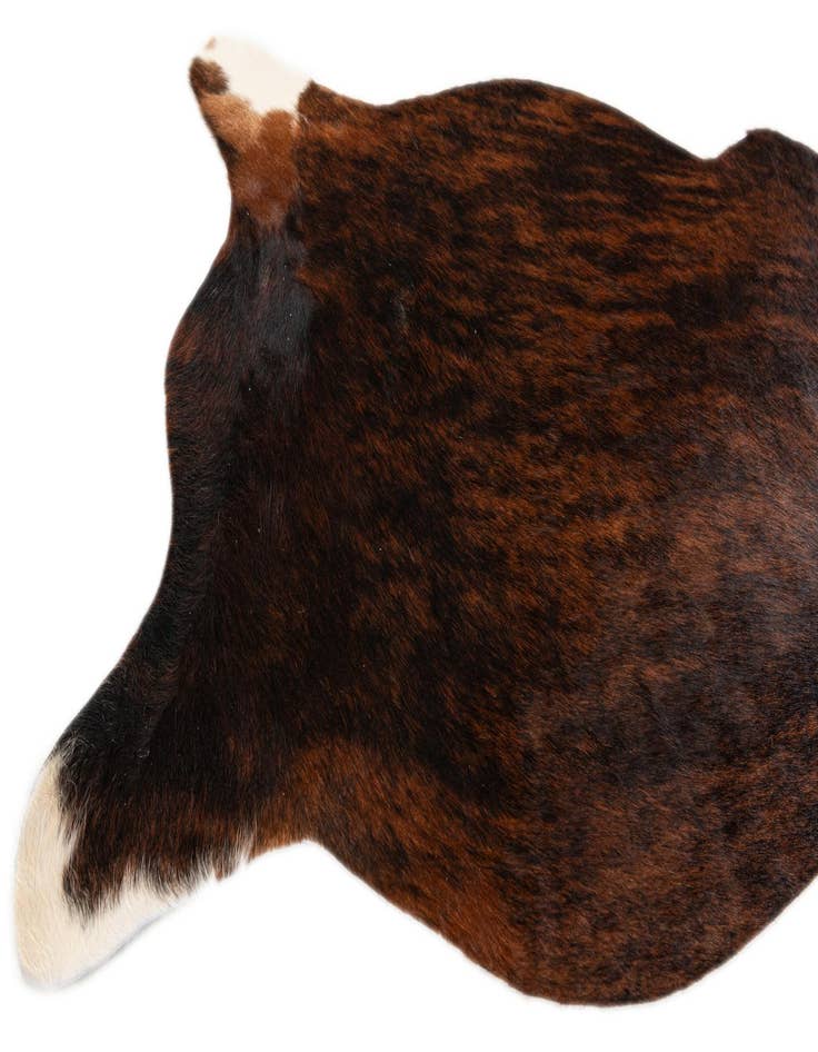 Detail image of  2' 2 x 2' 11 Cowhide Leather Rug