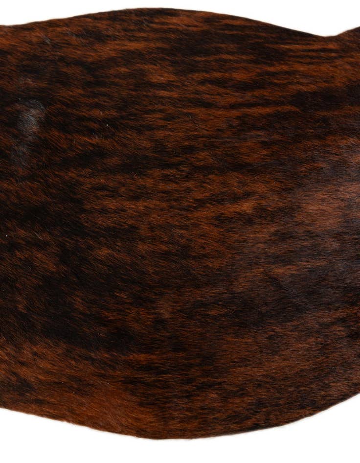 Detail image of  2' 2 x 2' 11 Cowhide Leather Rug
