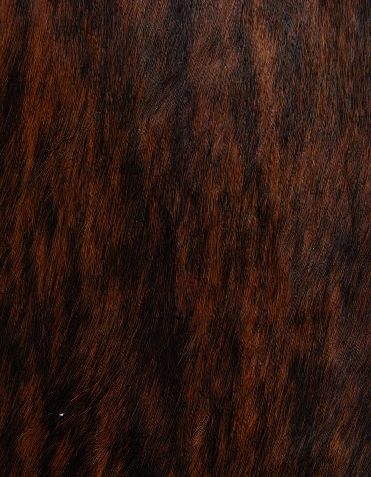 Detail image of  2' 2 x 2' 11 Cowhide Leather Rug