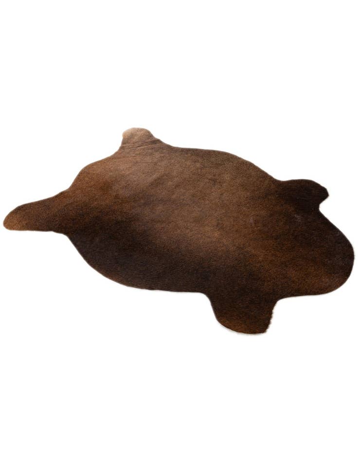 Detail image of  2' 2 x 2' 11 Cowhide Leather Rug