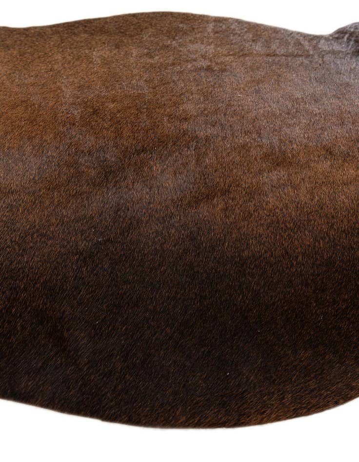 Detail image of  2' 2 x 2' 11 Cowhide Leather Rug