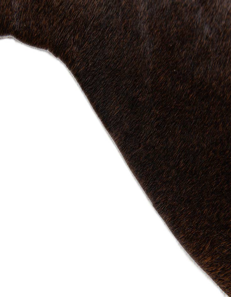 Detail image of  2' 2 x 2' 11 Cowhide Leather Rug