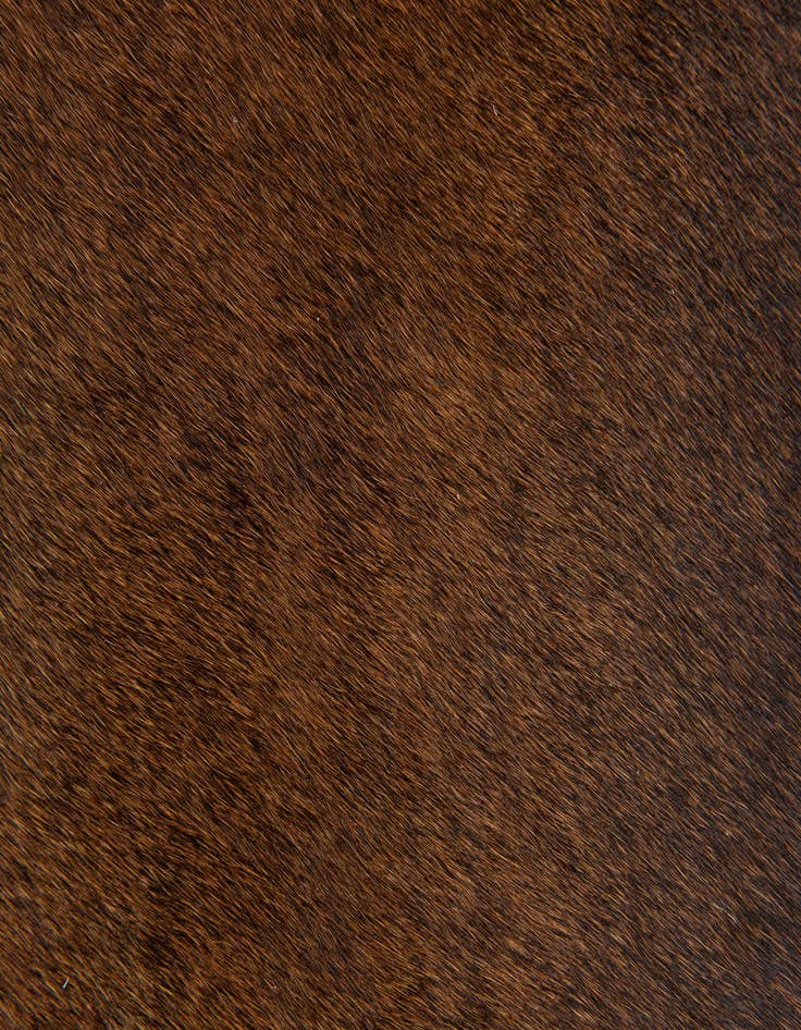 Detail image of  2' 2 x 2' 11 Cowhide Leather Rug