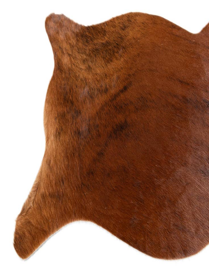 Detail image of  1' 8 x 2' 6 Cowhide Leather Rug