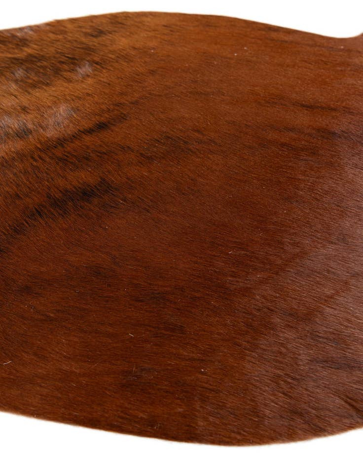 Detail image of  1' 8 x 2' 6 Cowhide Leather Rug