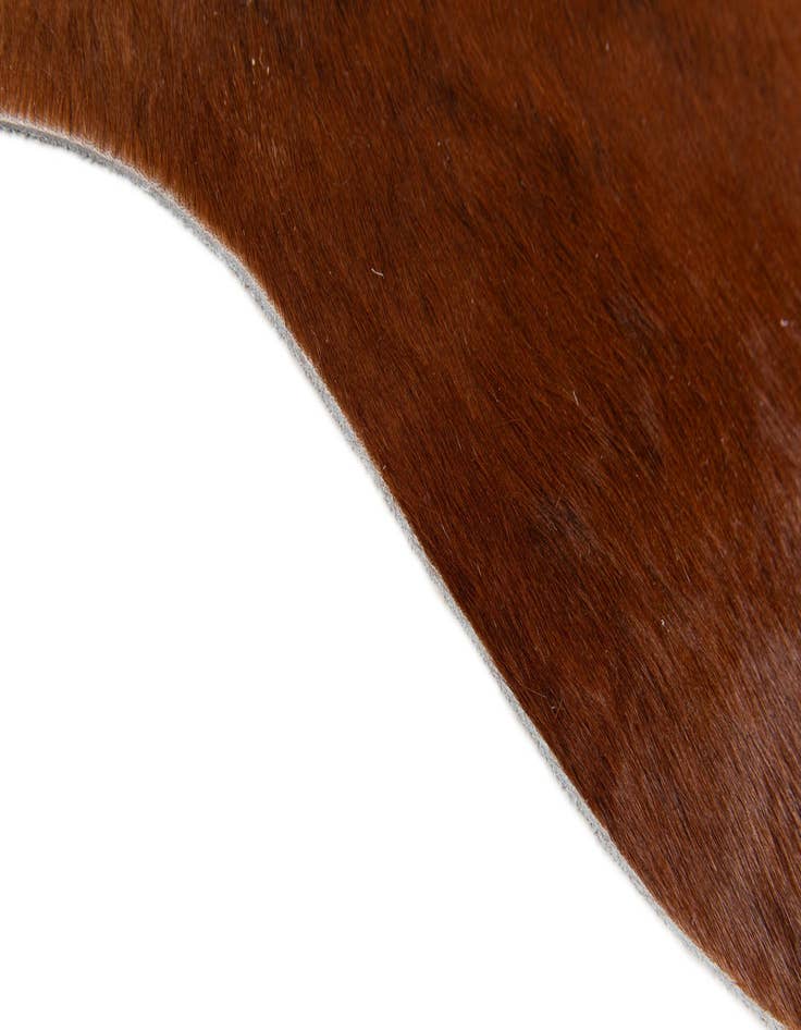 Detail image of  1' 8 x 2' 6 Cowhide Leather Rug