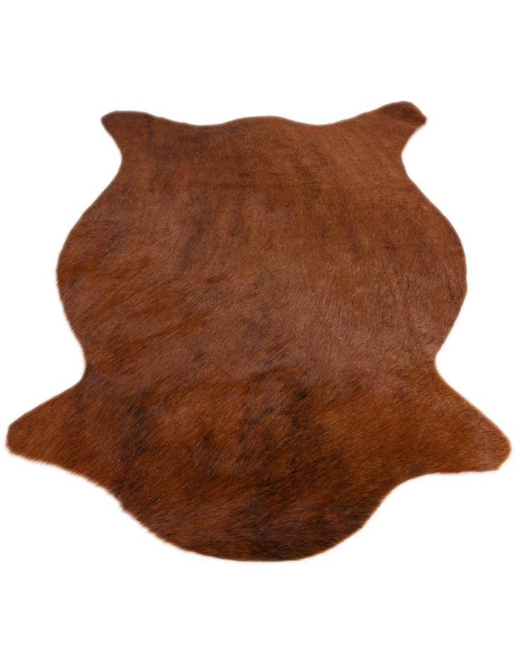 Detail image of  1' 8 x 2' 6 Cowhide Leather Rug