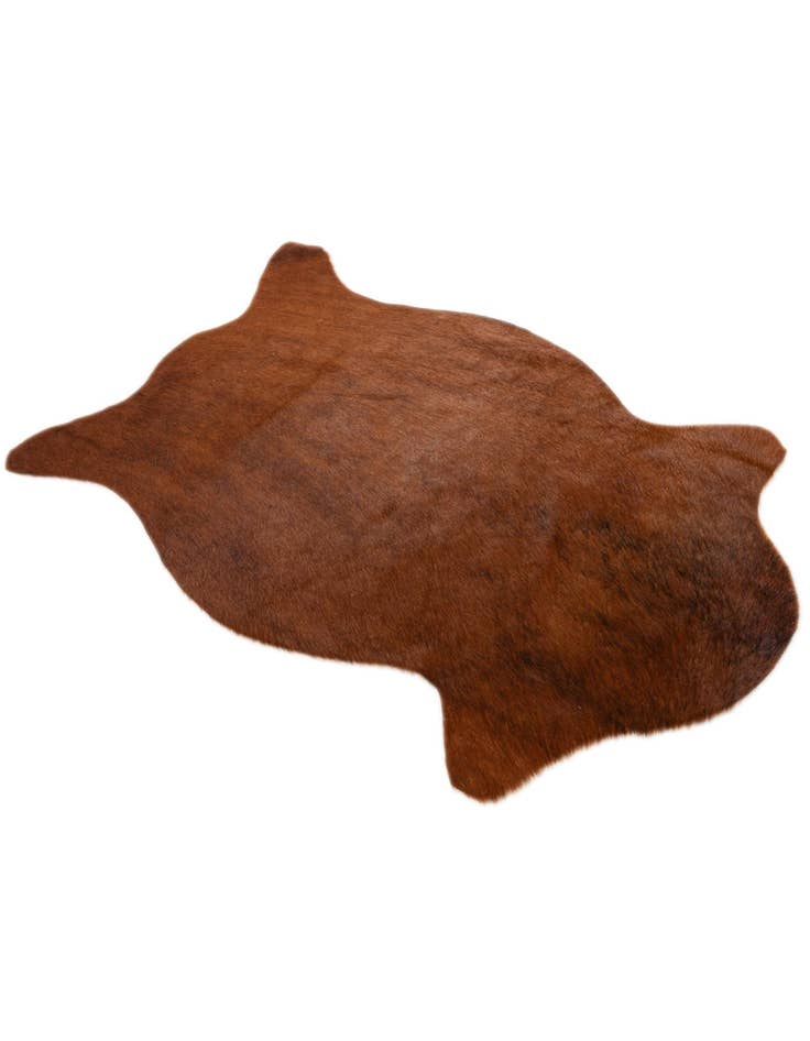 Detail image of  1' 8 x 2' 6 Cowhide Leather Rug