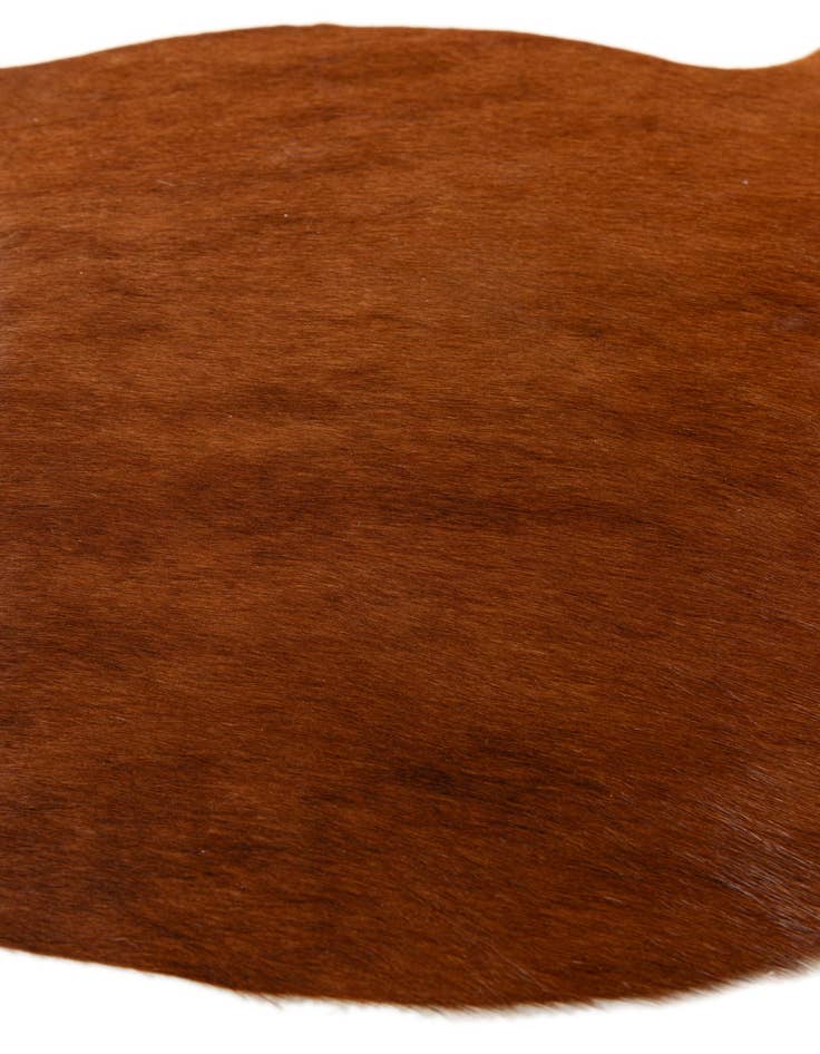 Detail image of  1' 8 x 2' 6 Cowhide Leather Rug