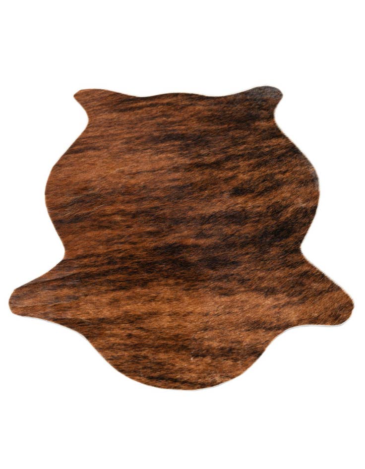 Detail image of  1' 7 x 2' 6 Cowhide Leather Rug