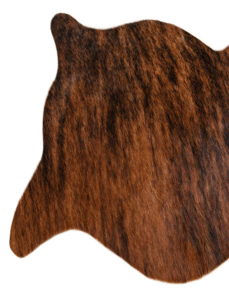 Detail image of  1' 7 x 2' 6 Cowhide Leather Rug