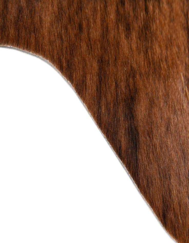 Detail image of  1' 7 x 2' 6 Cowhide Leather Rug