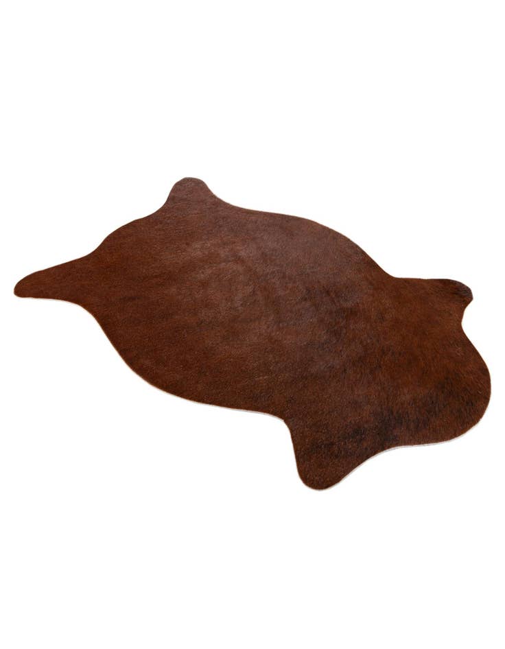 Detail image of  1' 8 x 2' 6 Cowhide Leather Rug