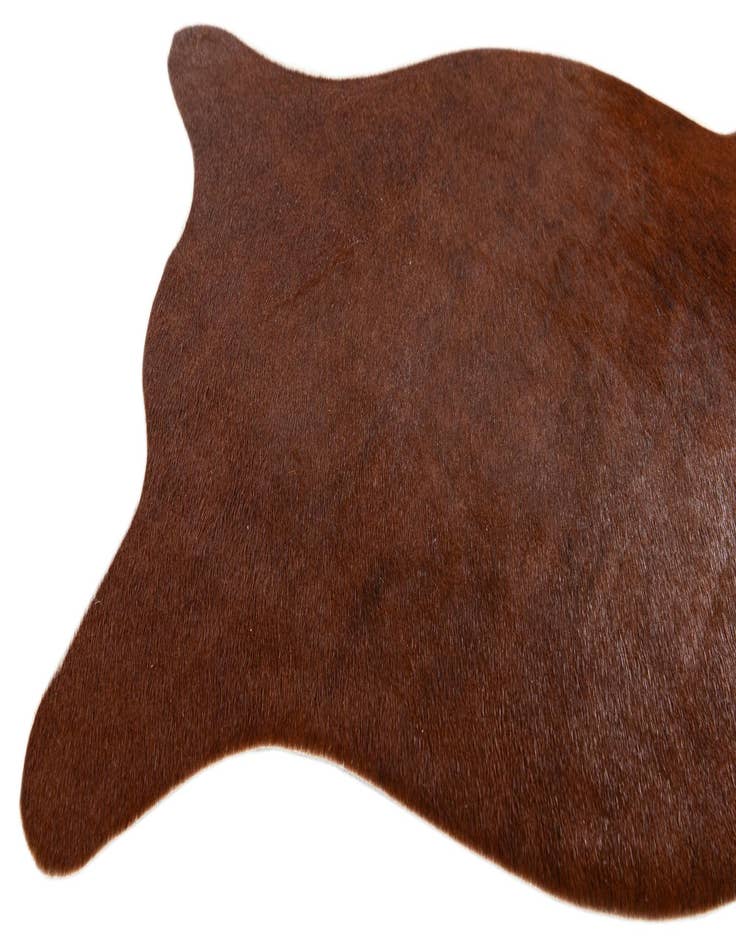 Detail image of  1' 8 x 2' 6 Cowhide Leather Rug