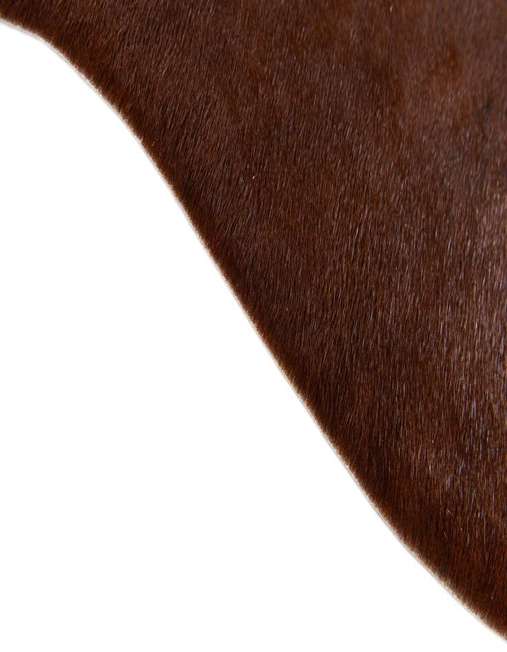 Detail image of  1' 8 x 2' 6 Cowhide Leather Rug