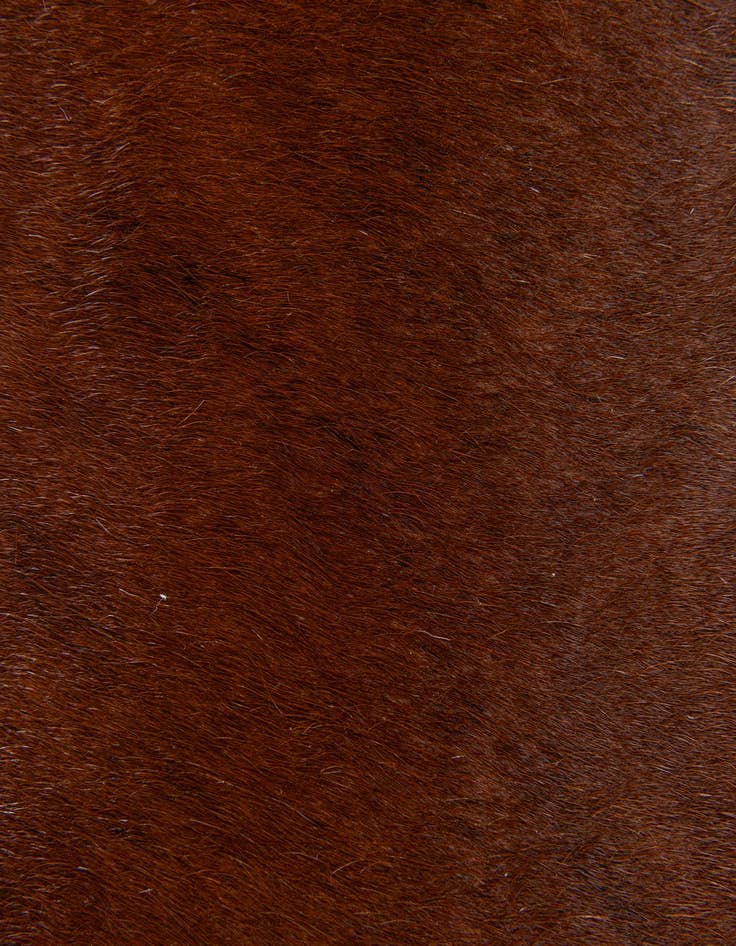 Detail image of  1' 8 x 2' 6 Cowhide Leather Rug