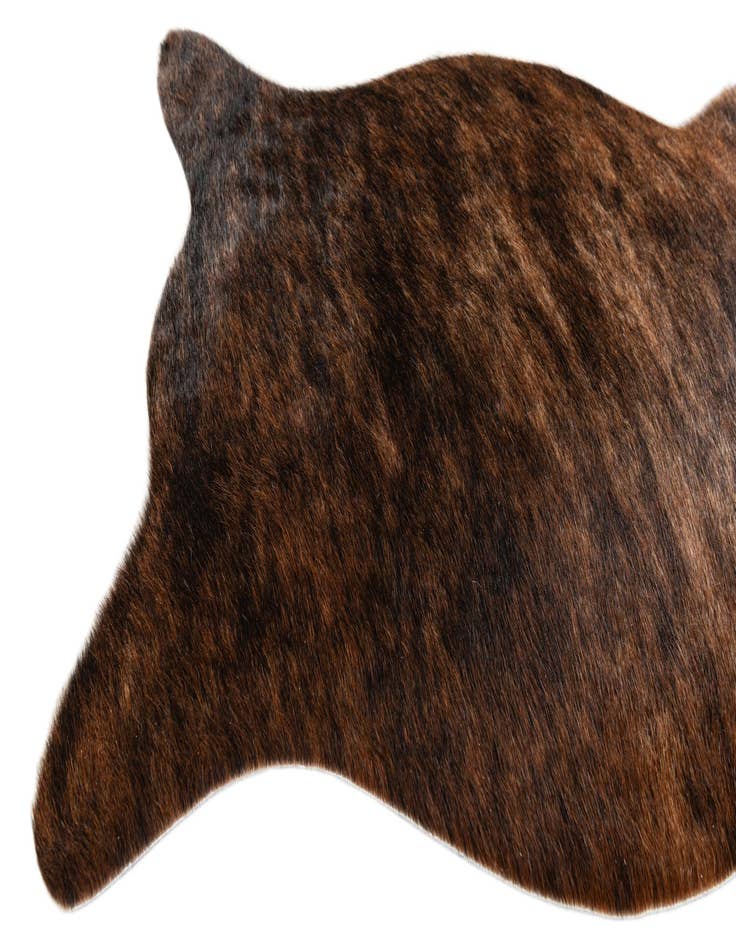 Detail image of  1' 6 x 2' 5 Cowhide Leather Rug