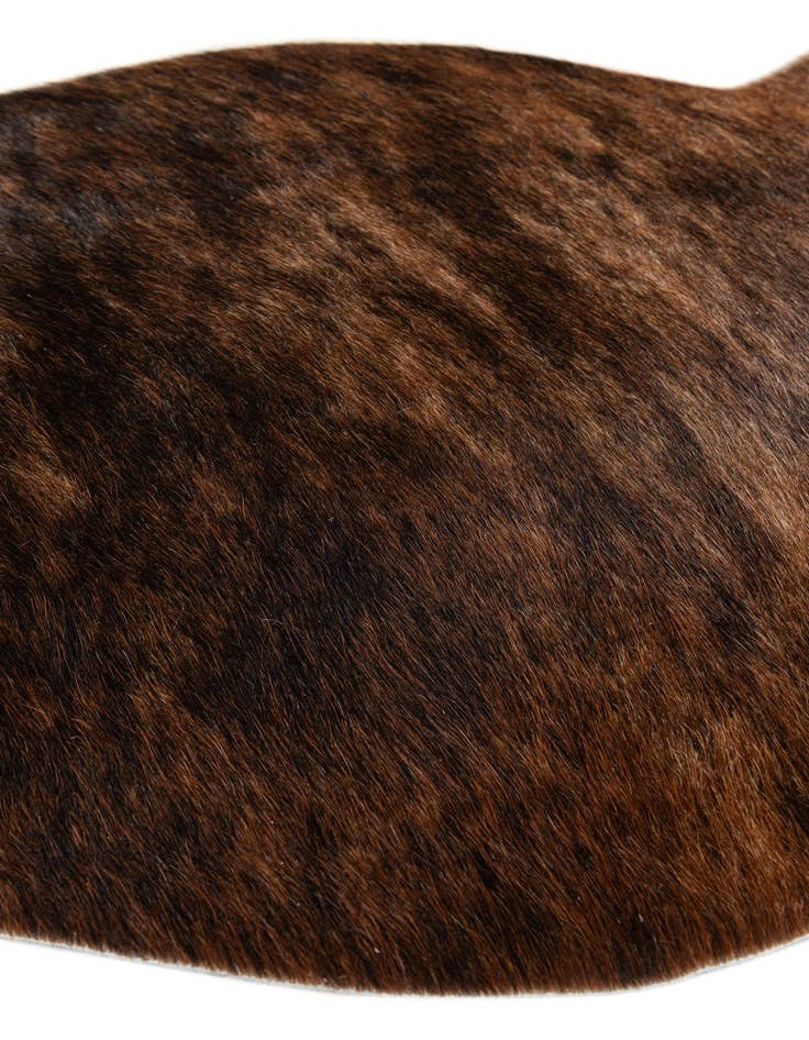Detail image of  1' 6 x 2' 5 Cowhide Leather Rug