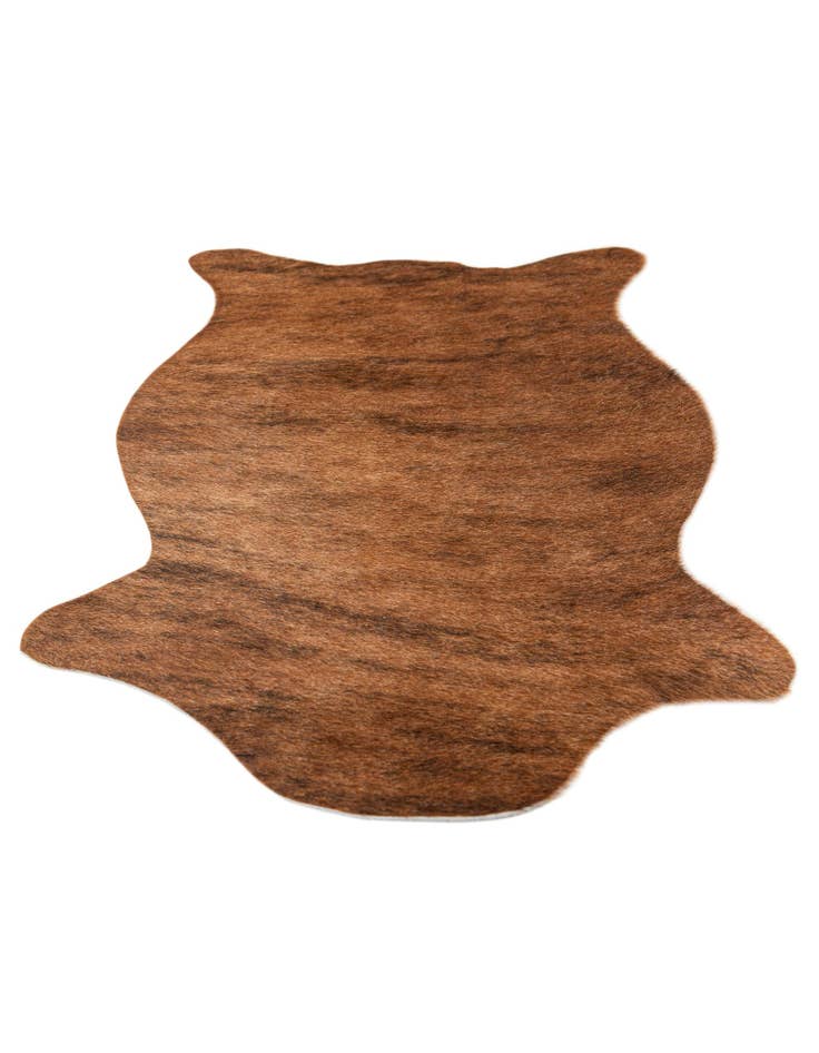 Detail image of  1' 5 x 2' 5 Cowhide Leather Rug