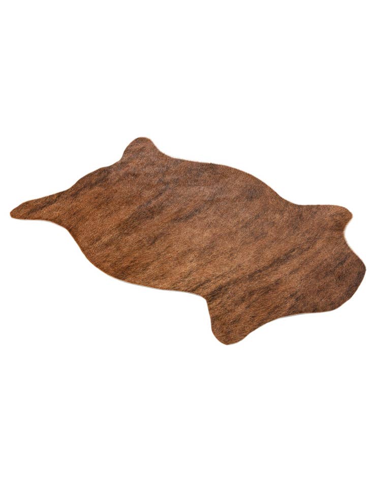 Detail image of  1' 5 x 2' 5 Cowhide Leather Rug