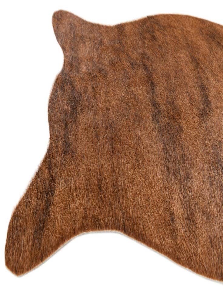 Detail image of  1' 5 x 2' 5 Cowhide Leather Rug