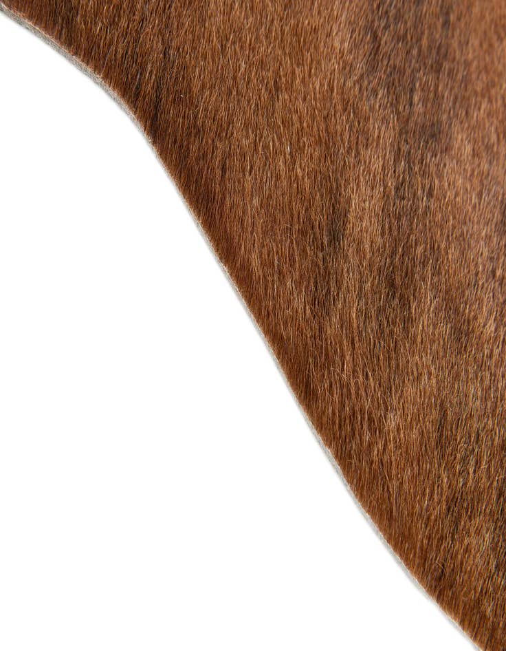 Detail image of  1' 5 x 2' 5 Cowhide Leather Rug