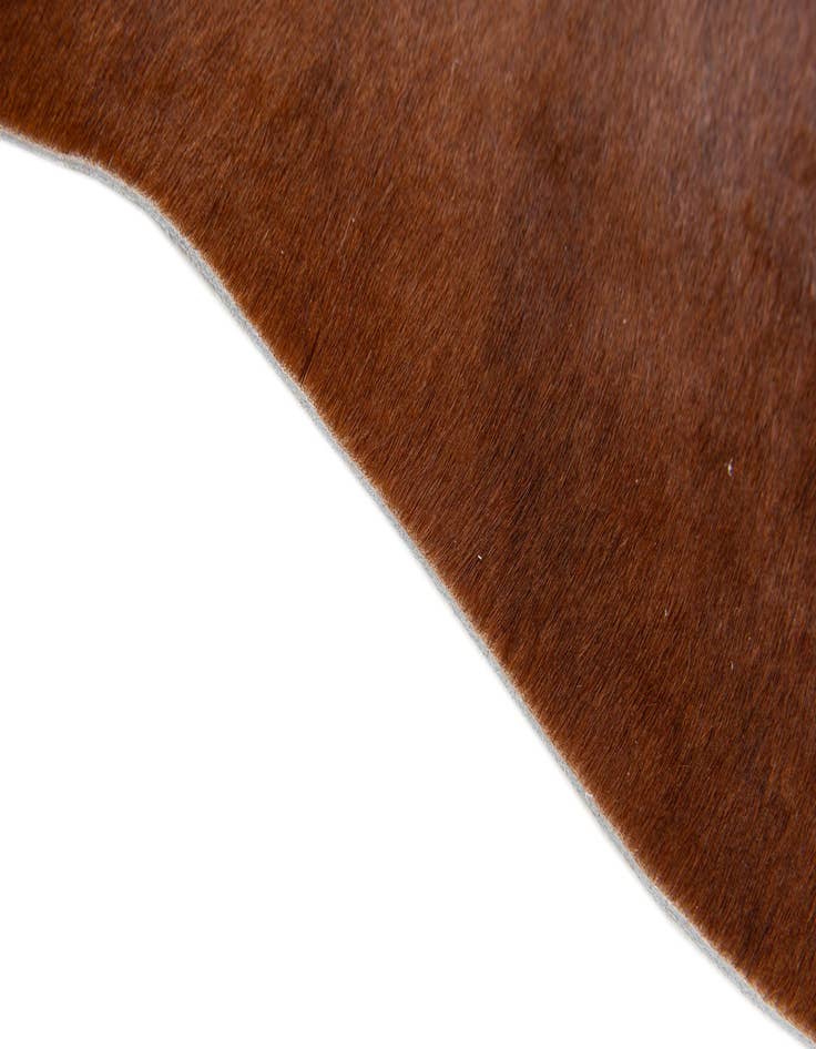 Detail image of  1' 8 x 2' 5 Cowhide Leather Rug