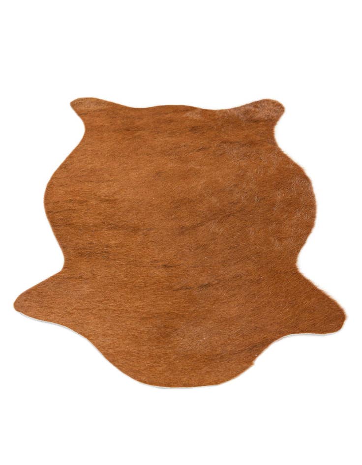 Detail image of  1' 7 x 2' 5 Cowhide Leather Rug