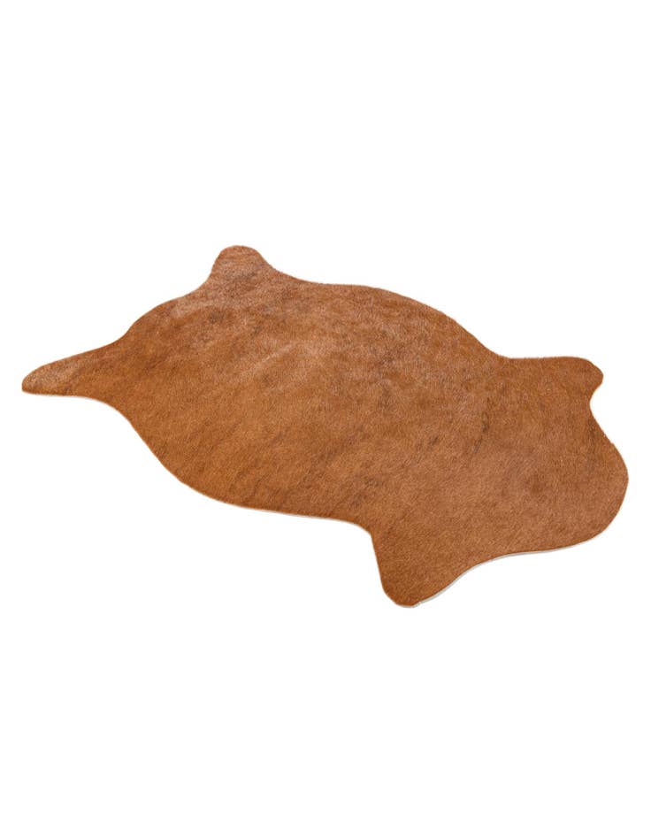 Detail image of  1' 7 x 2' 5 Cowhide Leather Rug